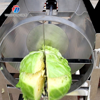58KG Pumpkin and fruit slicing machine stainless steel fast pure pneumatic big melon and fruit slicing machine