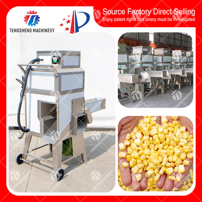 Sweet Corn Processing Equipment , Waxy Corn Deseeding Vegetable Processing Equipment