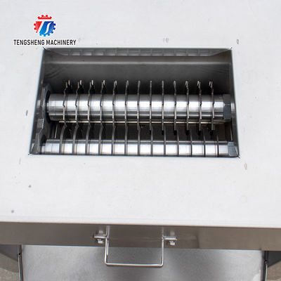 500KG/H The cutting specification of chicken and duck meat cutter can reach 8MM