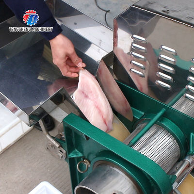 Stainless steel fish meat foraging and spiny separator for crab and shrimp shell foraging machine