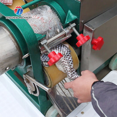 Stainless steel fish meat foraging and spiny separator for crab and shrimp shell foraging machine