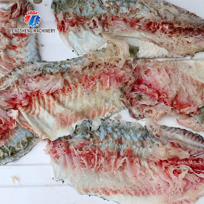 Stainless Steel Mackerel Fish Meat Picker To Thorn Separator Hot Fish Processing Machine