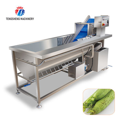 Fruit and vegetable washing machine automatic vegetable, fruit and fruit eddy current washing machine line