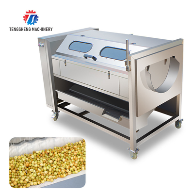 1500KG/H Agricultural products equipment, root and stem peeling cleaning machine, horseshoe cleaning and mud removal mac