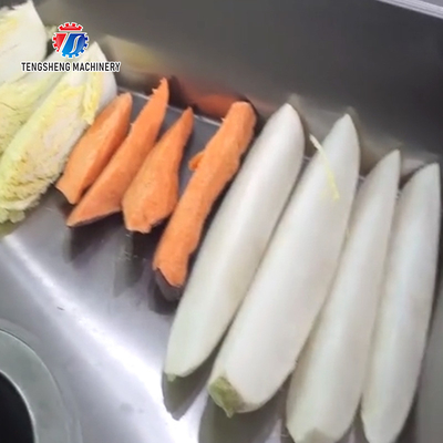 120KG Fruit and vegetable slicing machine eggplant and melon cutting long strip processing cutting long strip equipment