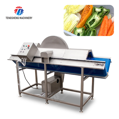 Machine à couper les fruits et légumes en deux : pomme, papaye, chieh-qua, citrouille, courge cireuse, pomme de terre, carotte, radis, taro, pastèque, melon Hami, concombre, courge éponge, melon amer, petit chou chinois, chou chinois.