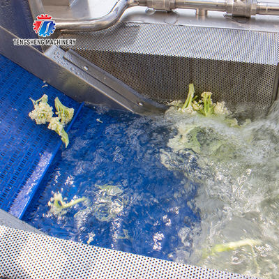 Fruit and vegetable washing machine automatic vegetable, fruit and fruit eddy current washing machine line